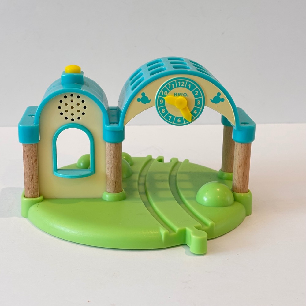 BRIO Disney Mickey Mouse Record & Play Train‎ Station Wooden Railway Track 32270